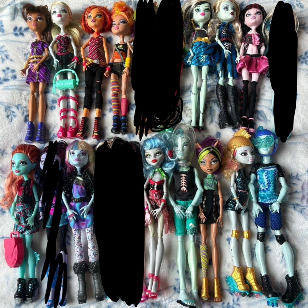 Monster High 18 Doll Collection Lot